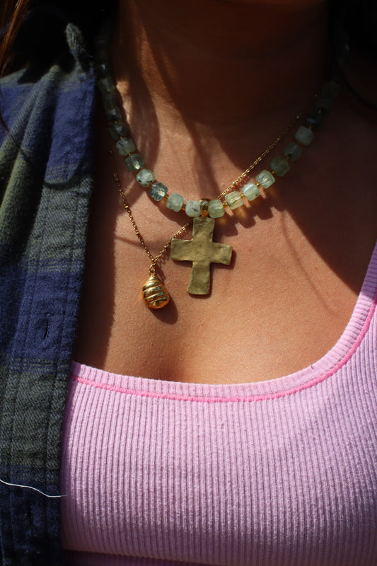 Golden Pearl Pendant