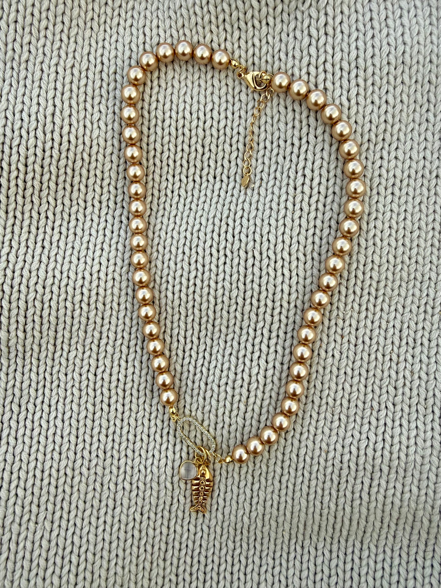 The Rose Gold Charm Necklace