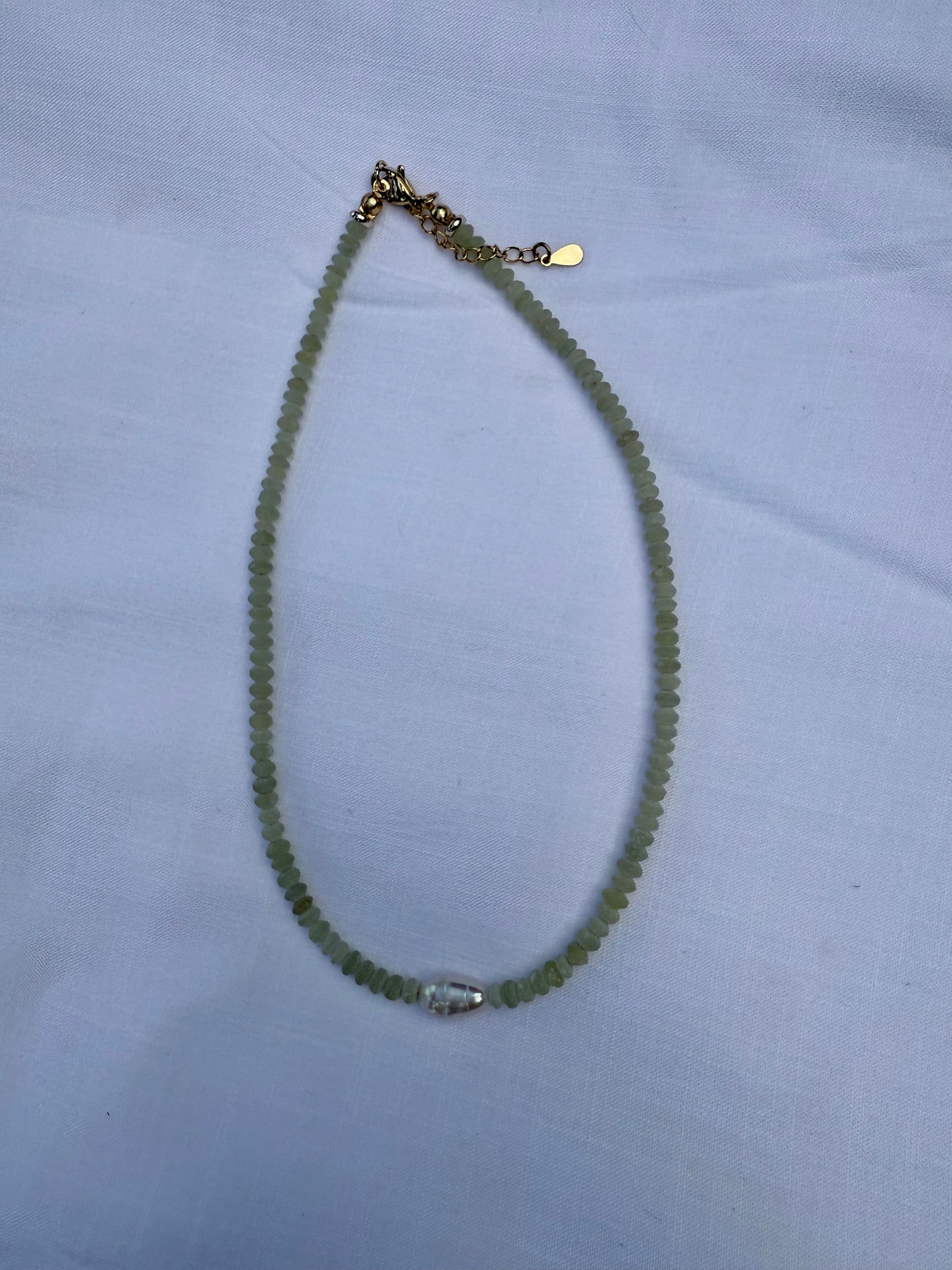 Jade & Pearl Choker