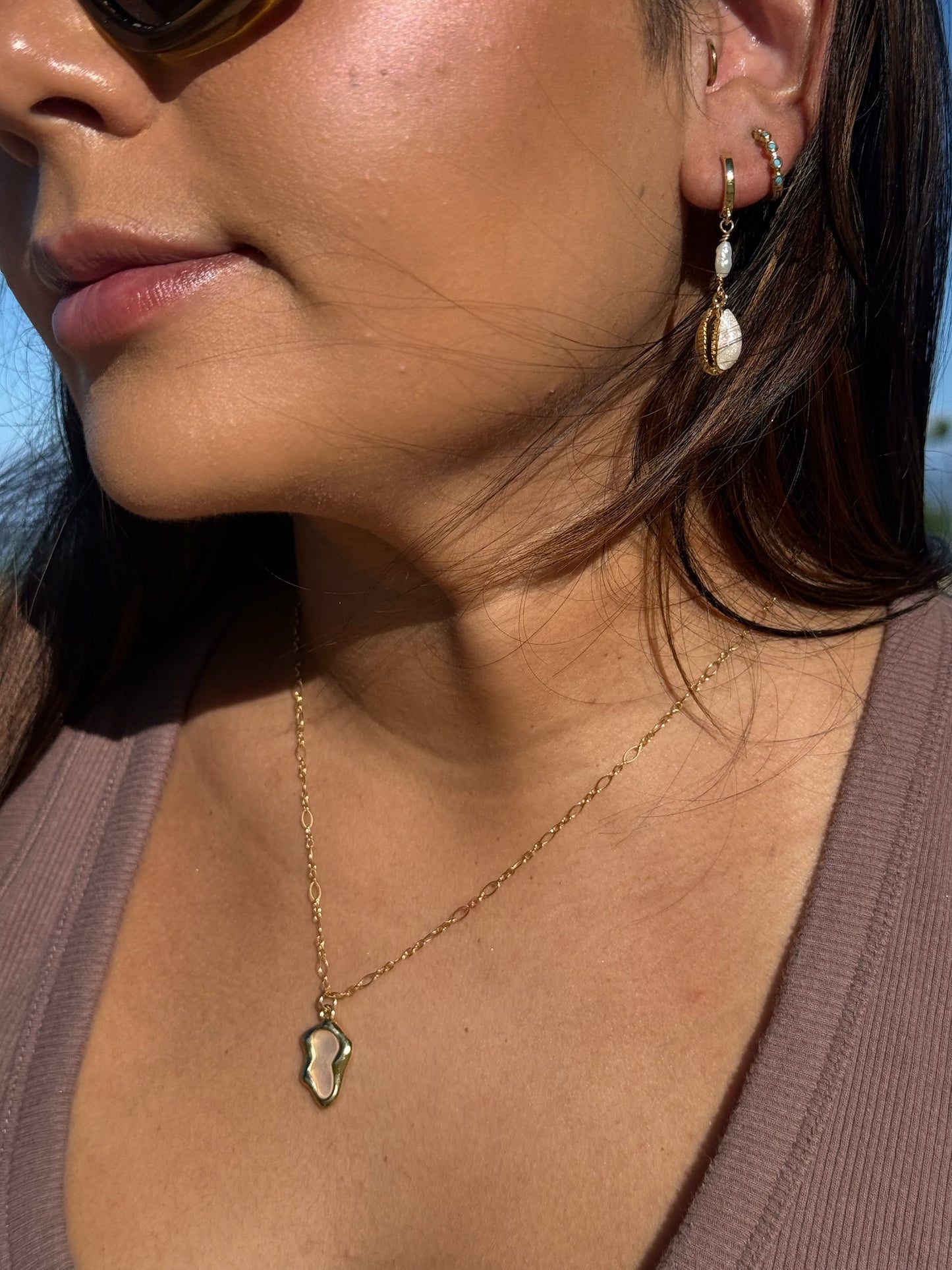 Mini Cowrie Dangles