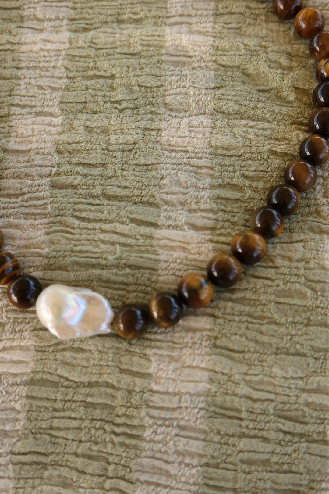 Tigers Eye Chunky Necklace