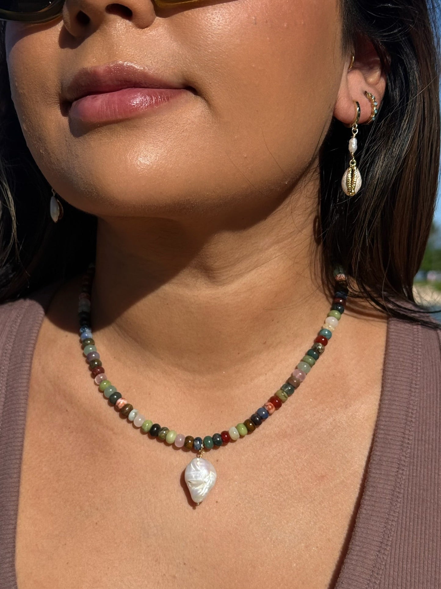 Mini Cowrie Dangles