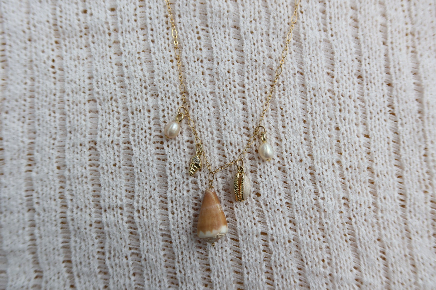 The Mermaid Charm Necklace (Cone)