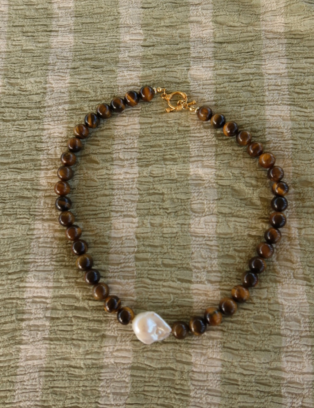 Tigers Eye Chunky Necklace