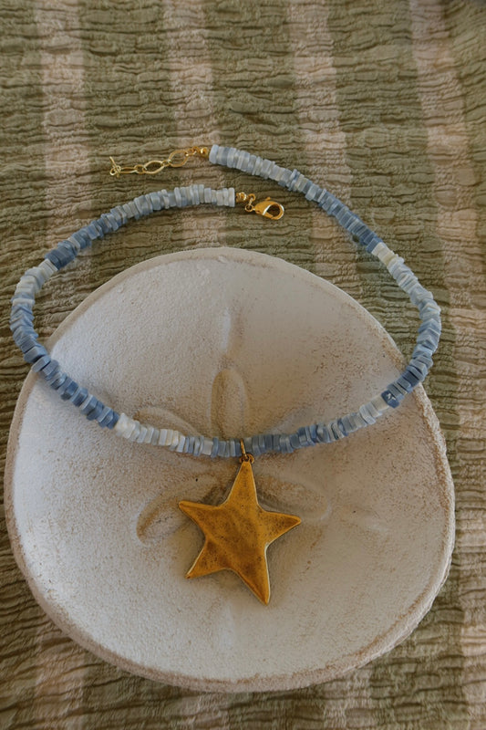 Sky Blue Star Pendant