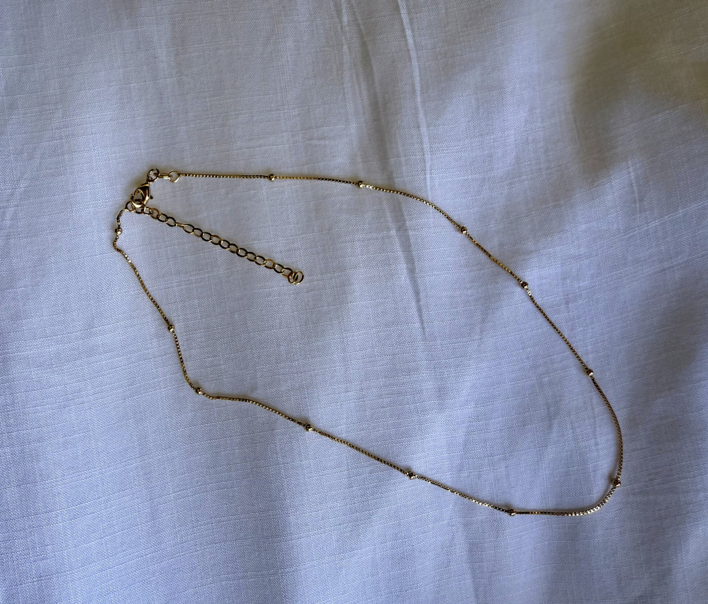 Satellite Gold Chain 16"