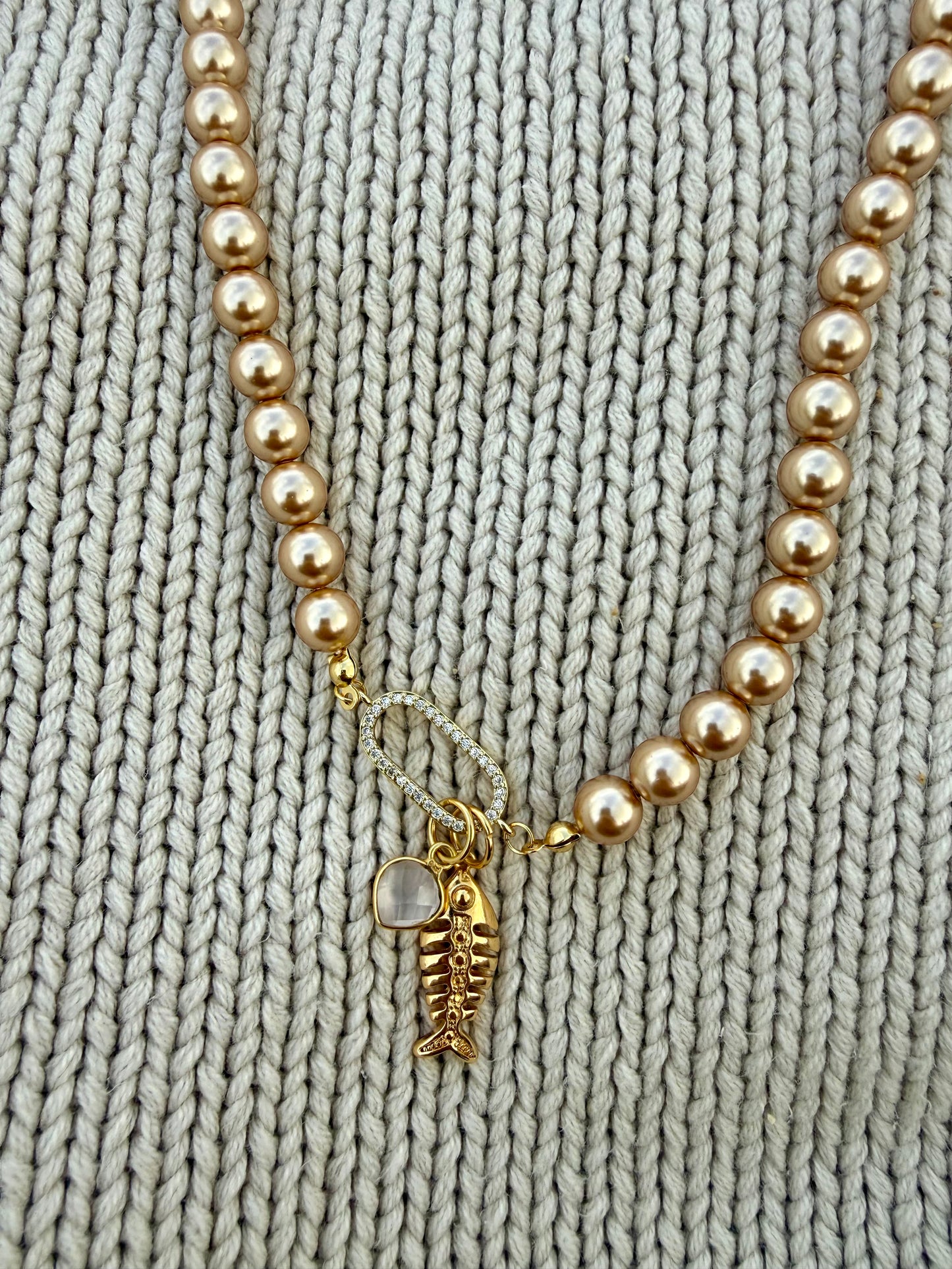 The Rose Gold Charm Necklace