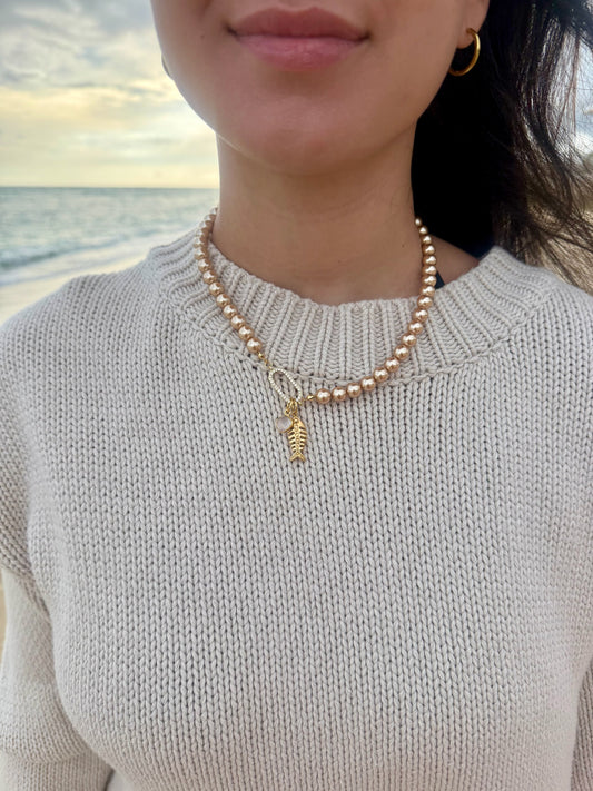 The Rose Gold Charm Necklace