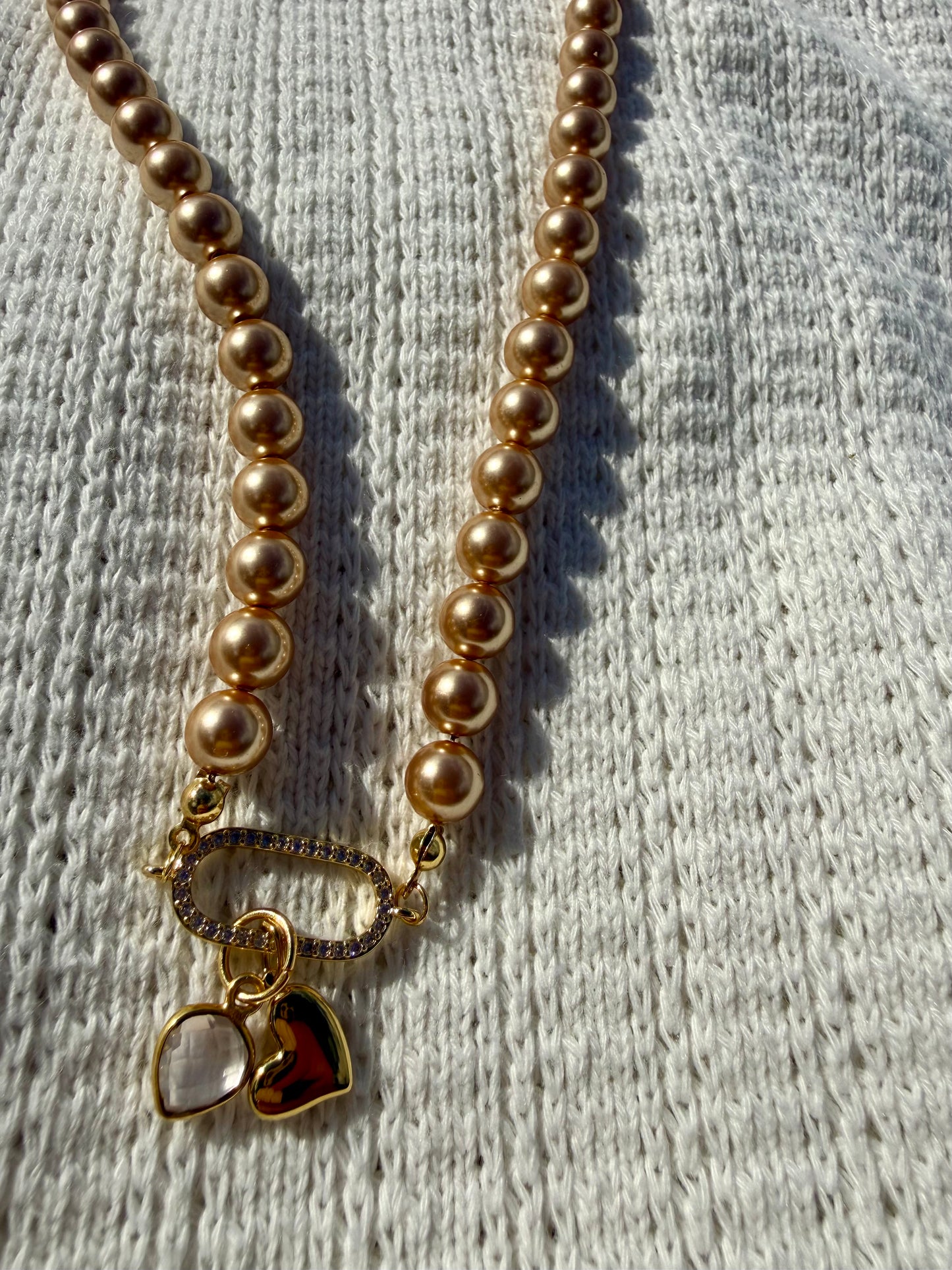The Rose Gold Charm Necklace