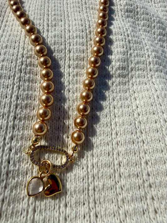The Rose Gold Charm Necklace