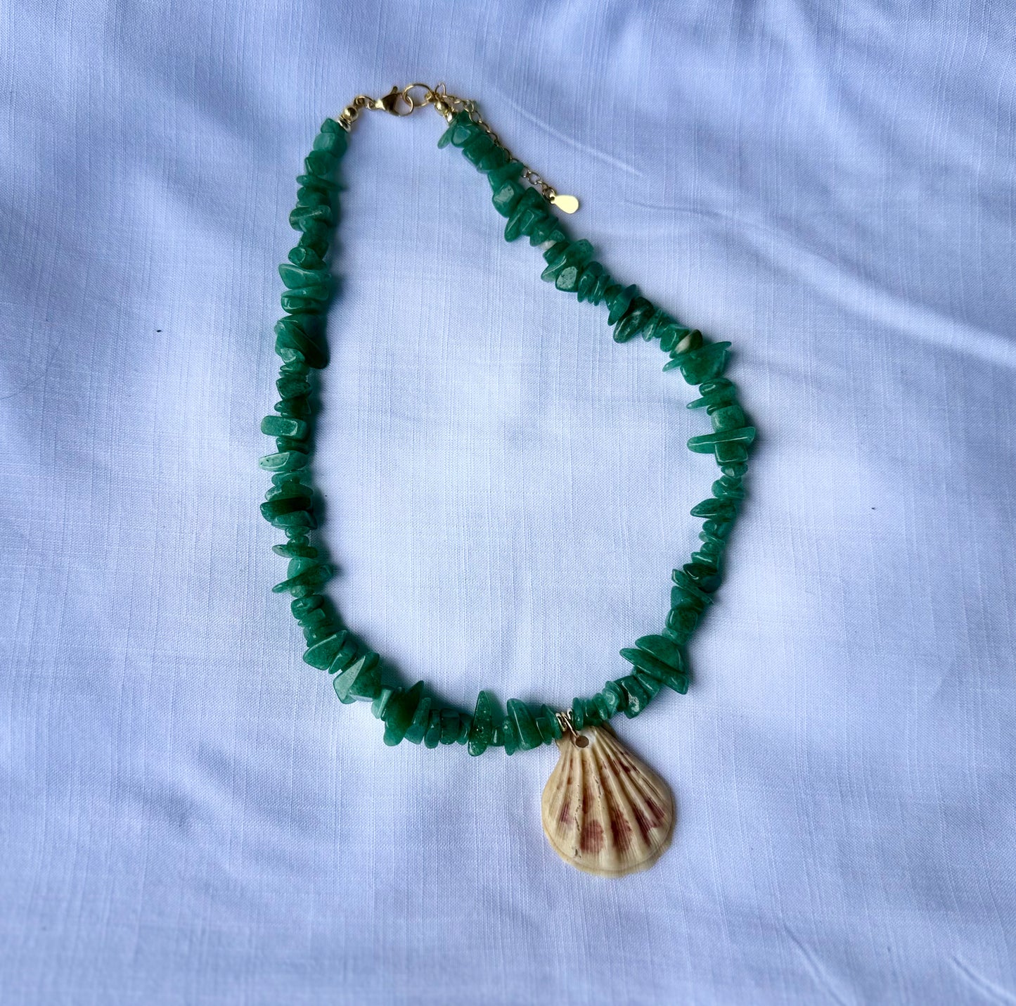 Lavender Shell Pendant