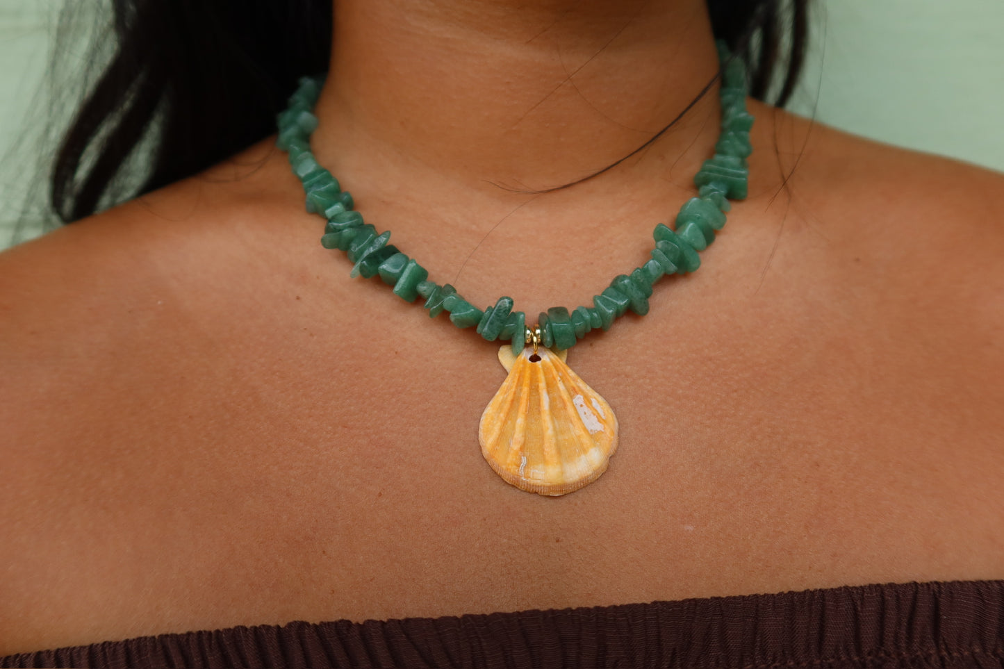 Sunset Shell Pendant