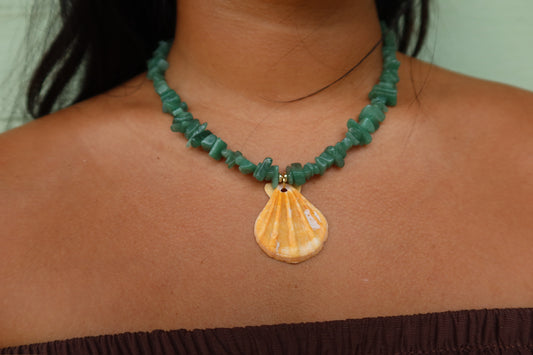 Sunset Shell Pendant