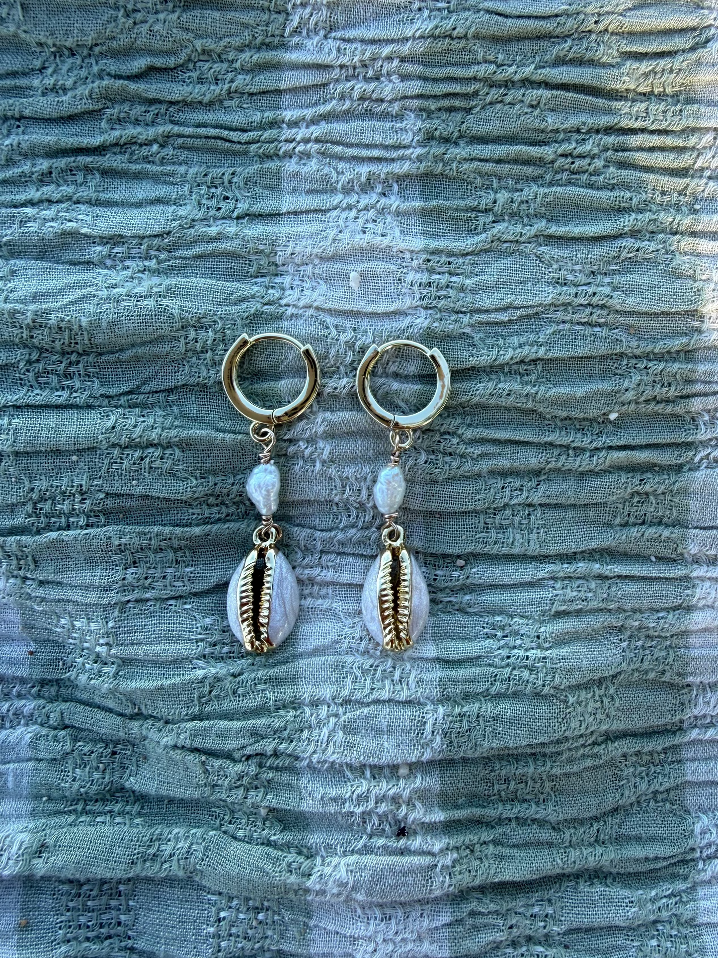 Mini Cowrie Dangles